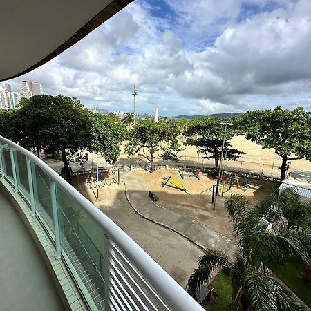 Ap Pe Na Areia Vista Parcial Mar Apartment Santos  Bagian luar foto