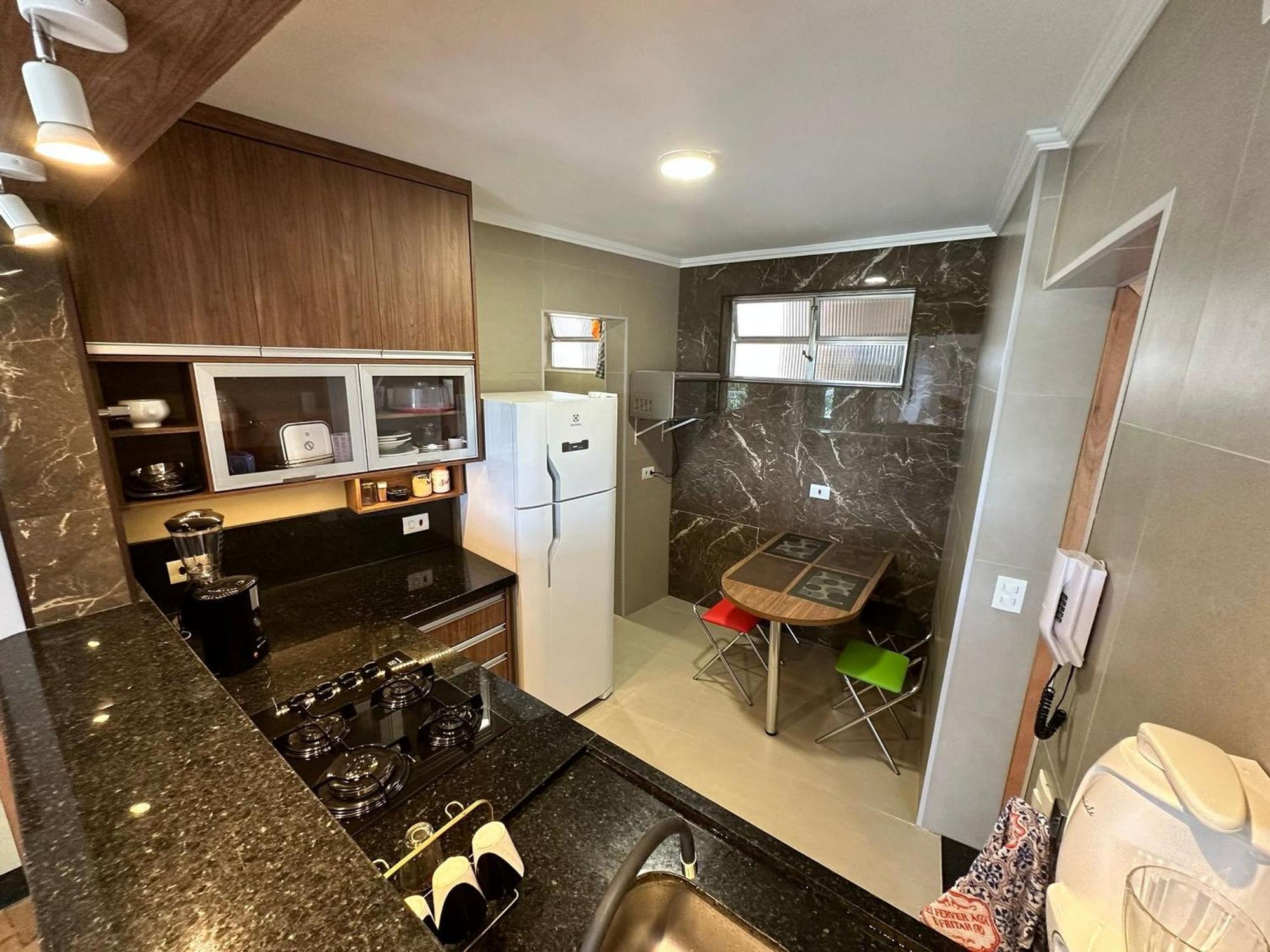 Ap Pe Na Areia Vista Parcial Mar Apartment Santos  Bagian luar foto