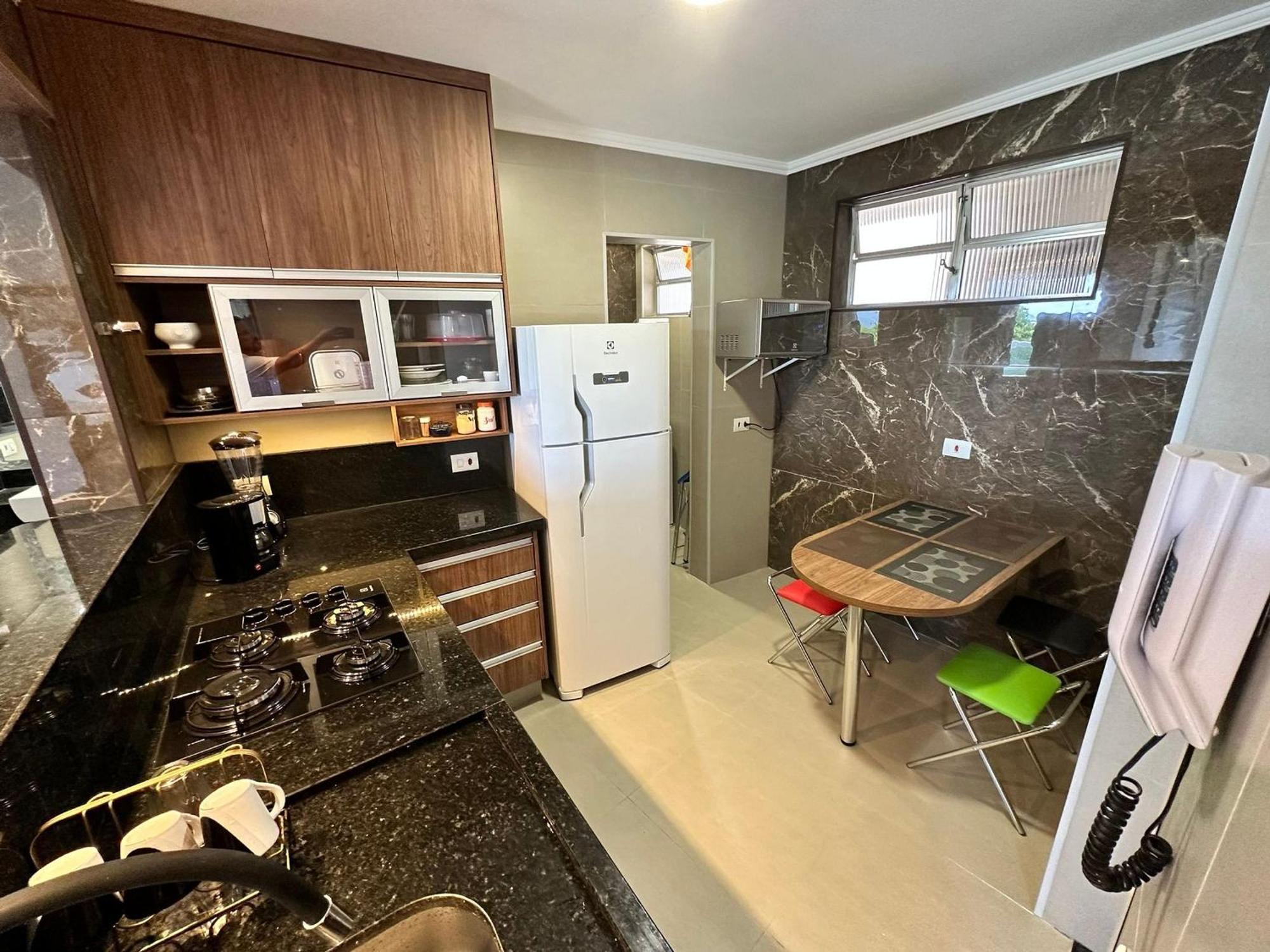 Ap Pe Na Areia Vista Parcial Mar Apartment Santos  Bagian luar foto