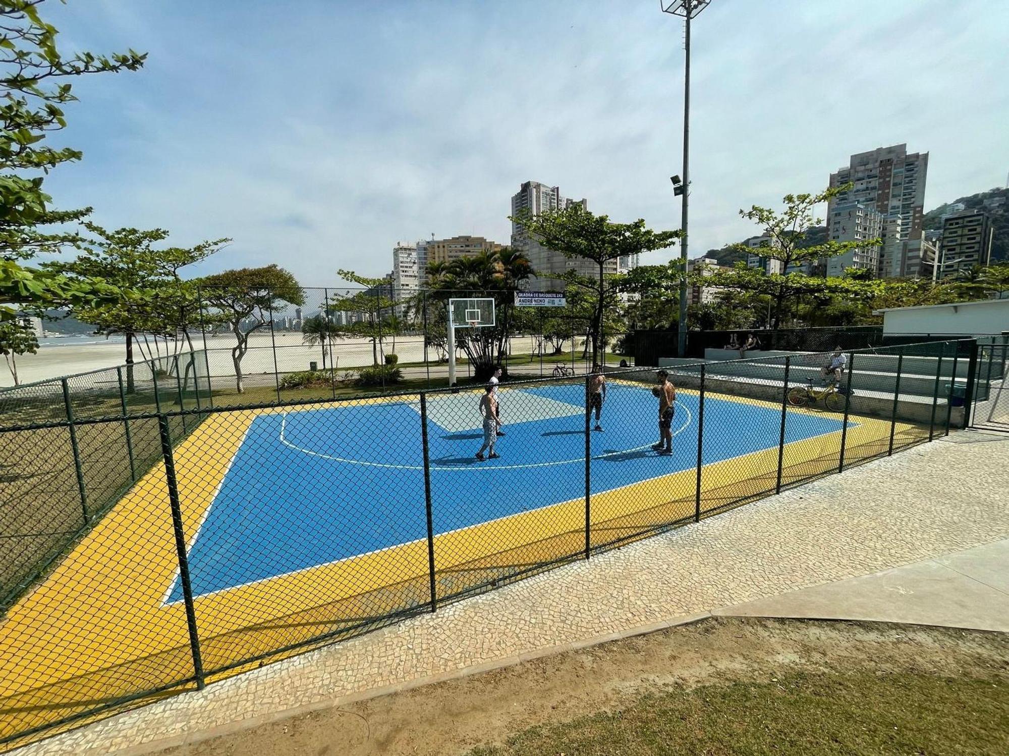 Ap Pe Na Areia Vista Parcial Mar Apartment Santos  Bagian luar foto