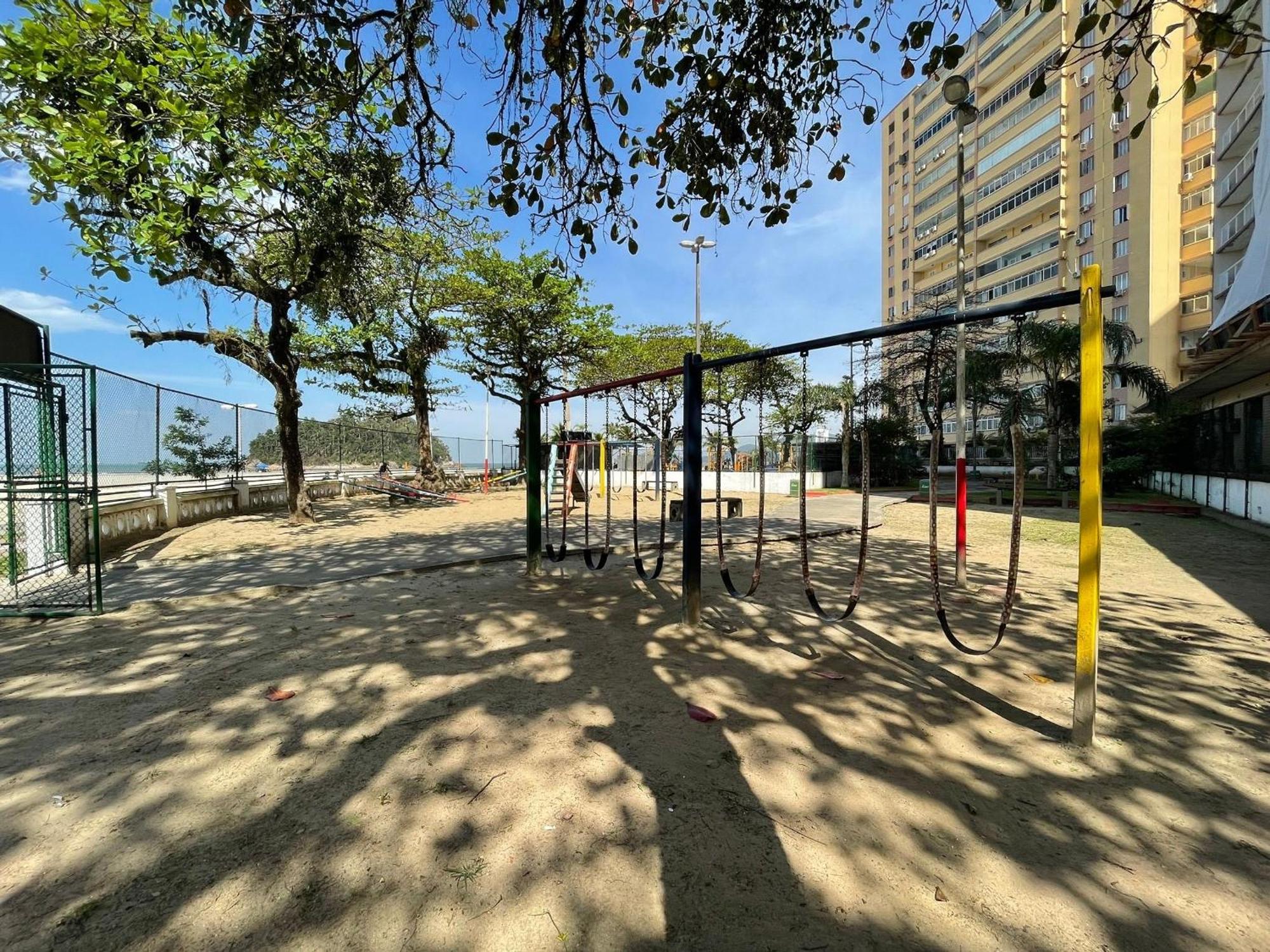 Ap Pe Na Areia Vista Parcial Mar Apartment Santos  Bagian luar foto
